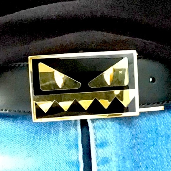 Medium/small fitted calf leather fendi belt - Picture 5 of 6